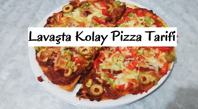 Lavaşta Kolay Pizza Tarifi