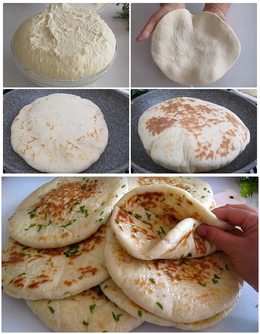 Ezber Bozan Yumuşacık Balon Bazlama Tarifi