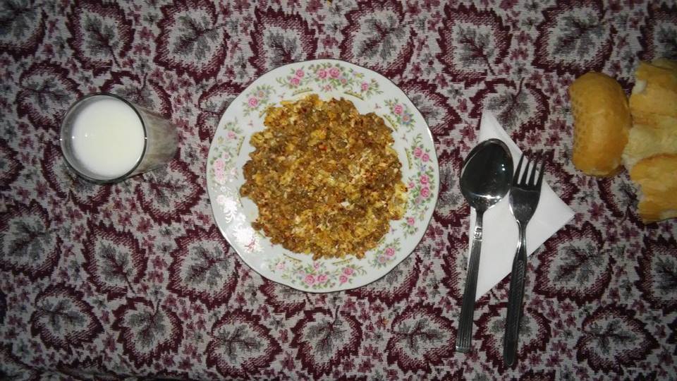 Kıymalı yumurta tarifi