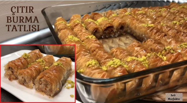 Çıtır Burma Tatlısı Tarifi – Sadece 5 Malzeme Pratik