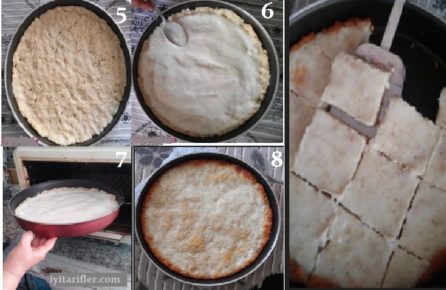 Yoğurtlu kömbe yapılışı