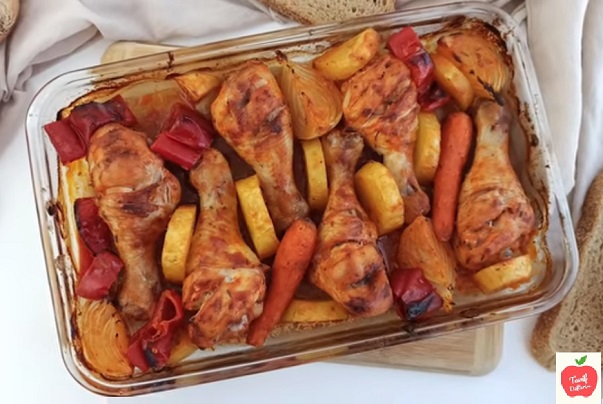 Fırında Soslu Tavuk Tarifi