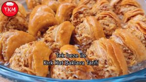 Tek Beze İle 40 Kat BAKLAVA Tarifi