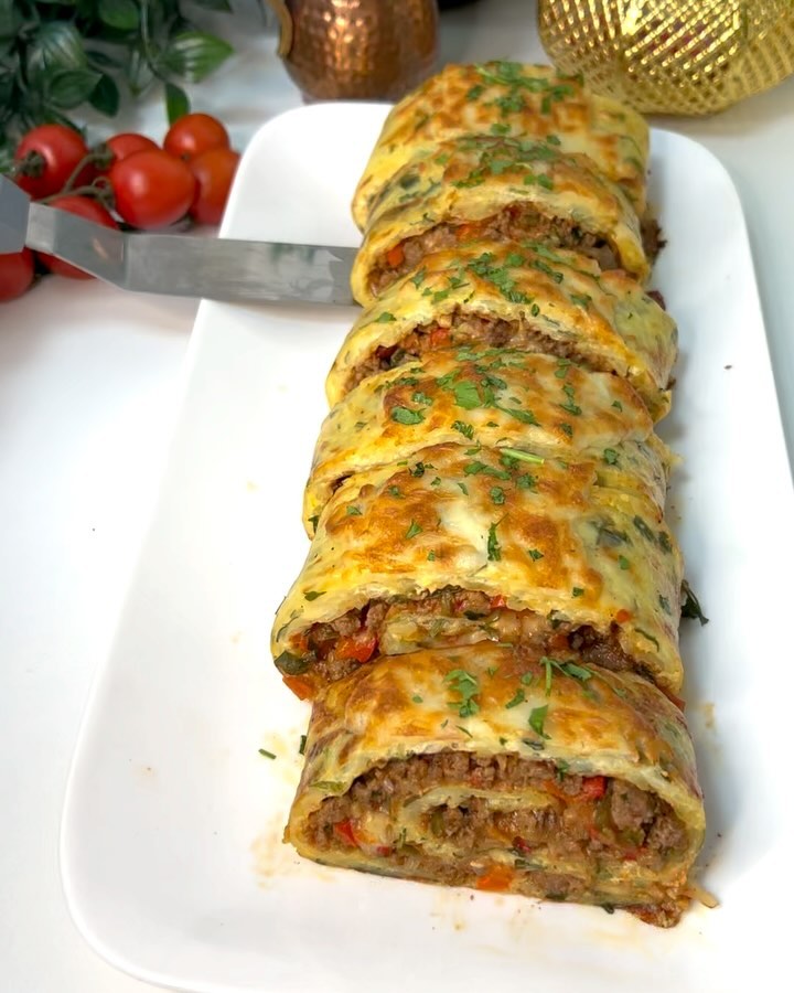 Kıymalı Rulo Patates Tarifi