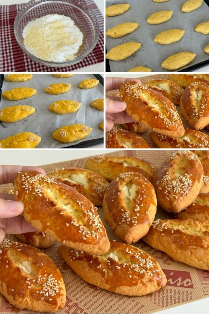 Kıyır Kıyır Ağızda Dağılan Mısır Unlu Poğaça Tarifi