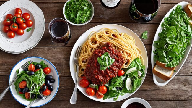 Bolonez Soslu Makarnanın Yanına Ne Gider ?