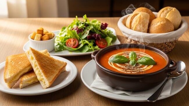 Domates Çorbası’nın Yanına Ne Gider ?