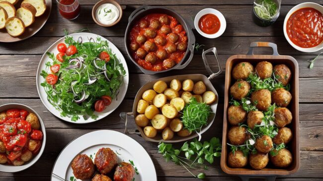 Fırında Patates Köftenin Yanına Ne Gider?