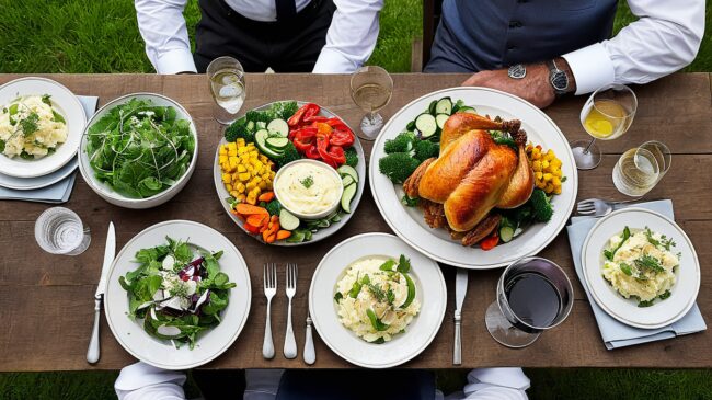 Fırında Tavuk Yemeği Yanına Ne Gider?