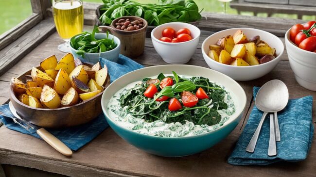 Ispanak Yemeği Yanına Ne Gider?