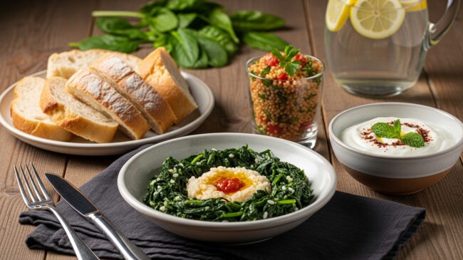 Ispanak Yemeğinin Yanına Ne Gider