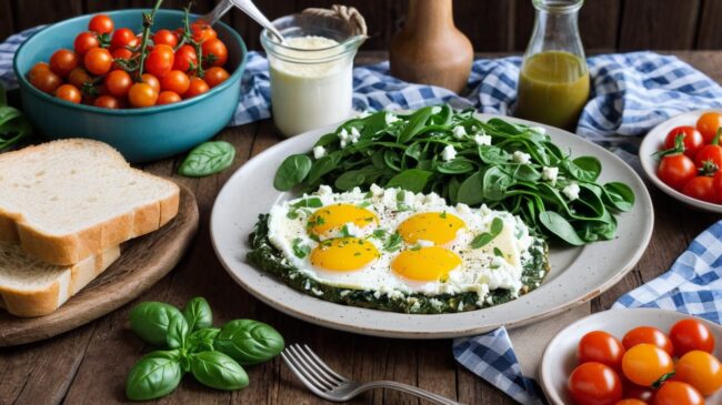 Ispanaklı Yumurtanın Yanına Ne Gider?