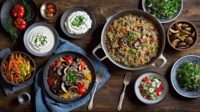 Mantarlı Pilavın Yanına Ne Gider?