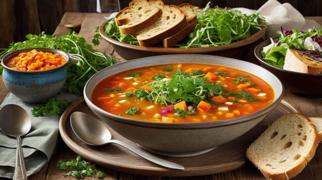 Sebze Çorbasının Yanına Ne Gider ?