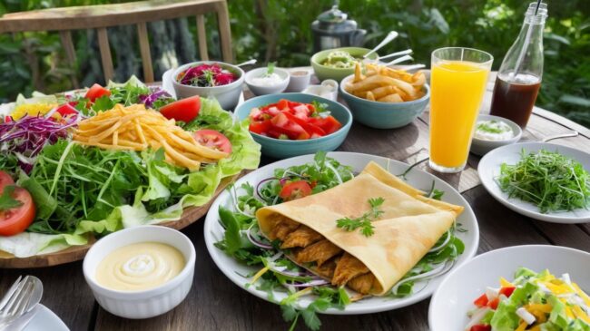 Tavuklu Krep Yanına Ne Gider?