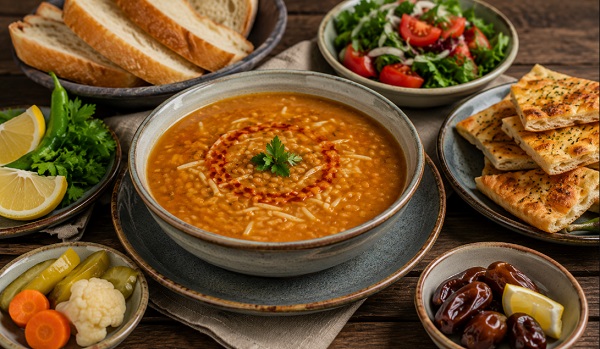 Erişteli Mercimek Çorbasının Yanına Ne Gider?