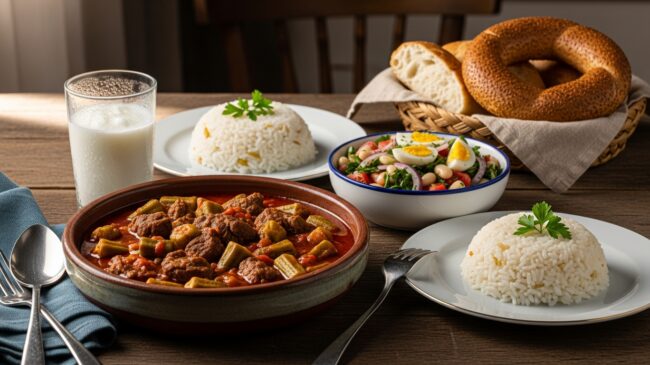 Etli Bamya Yemeğinin Yanına Ne Gider