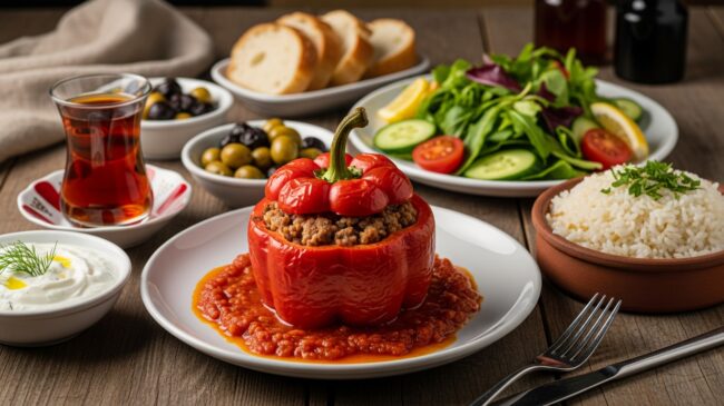 Etli Biber Dolması Yanına Ne Gider ?