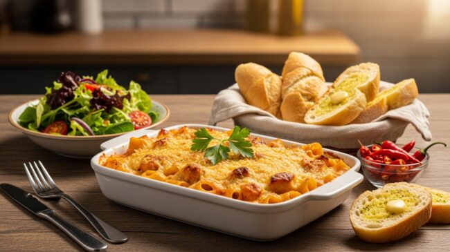 Fırında Tavuklu Makananın Yanına Ne Gider?