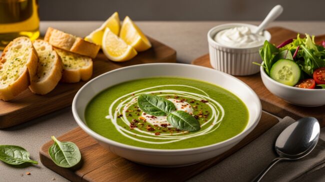 Ispanak Çorbasının Yanına Ne Gider?