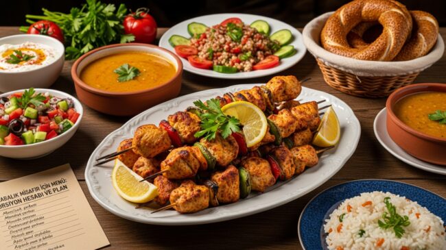 Kalabalık Misafir İçin Menü: Porsiyon Hesabı ve Plan