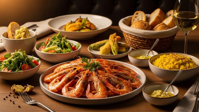 Karides Yanına Ne Gider?