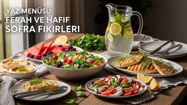 Yaz Menüsü: Ferah ve Hafif Sofra Fikirleri