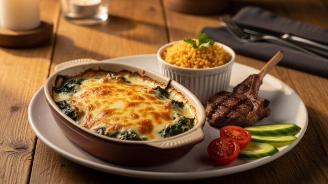 Beşamel Soslu Ispanak Yanına Ne Gider?