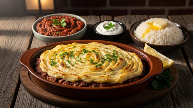 Püreli Tepsi Kebabı Yanına Ne Gider?