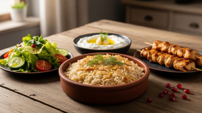 Bademli Pilav Yanına Ne Gider?