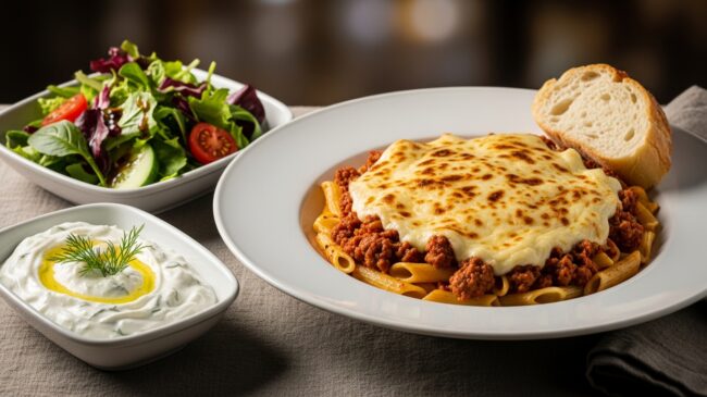 Beşamel Soslu Kıymalı Makarna Yanına Ne Gider?