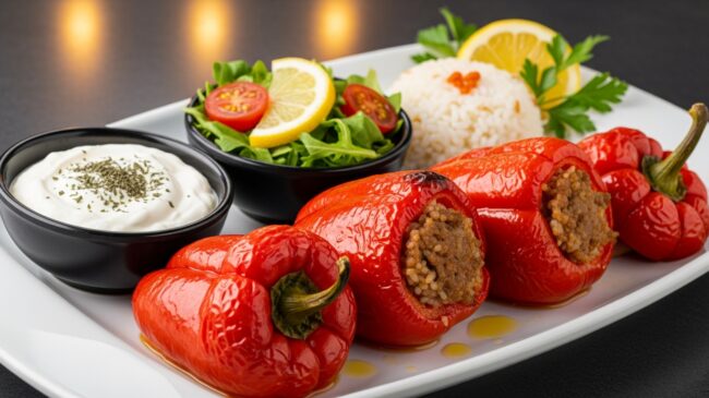 Kırmızı Biber Dolmasının Yanına Ne Gider?