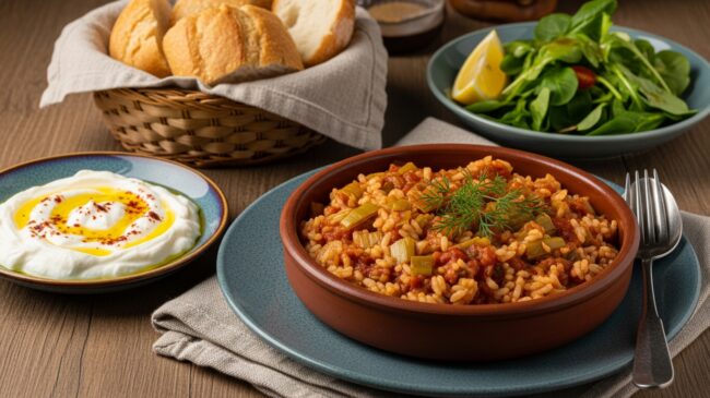 Pirinçli Pırasa Yemeğinin Yanına Ne Gider?