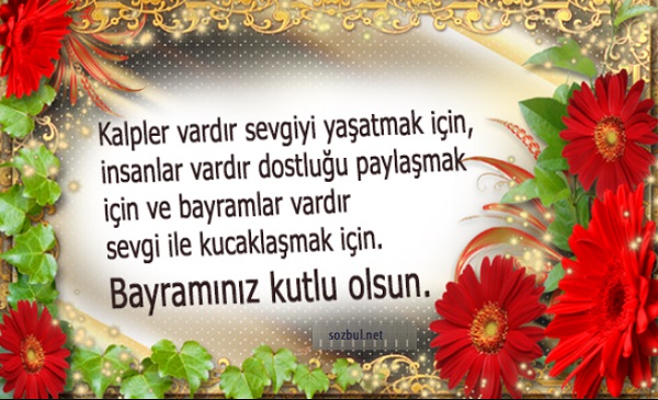Bayram Kutlama Resimli Tebrik Mesajları