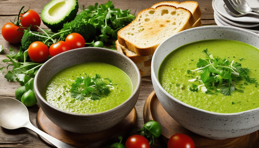Brokoli Çorbası Yanına Ne Gider ?