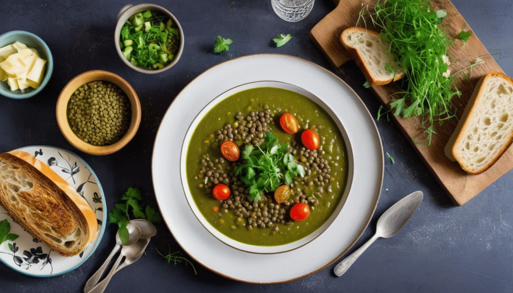 Erişteli Mercimek Çorbası Yanına Ne Gider?