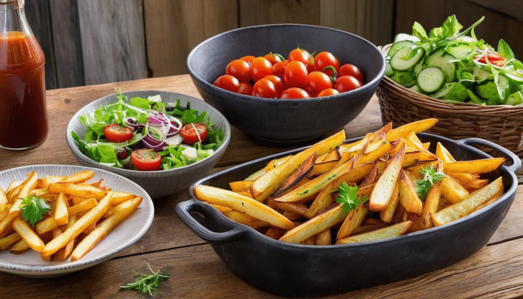 Fırında Patates Kızartmasının Yanına Ne Gider?