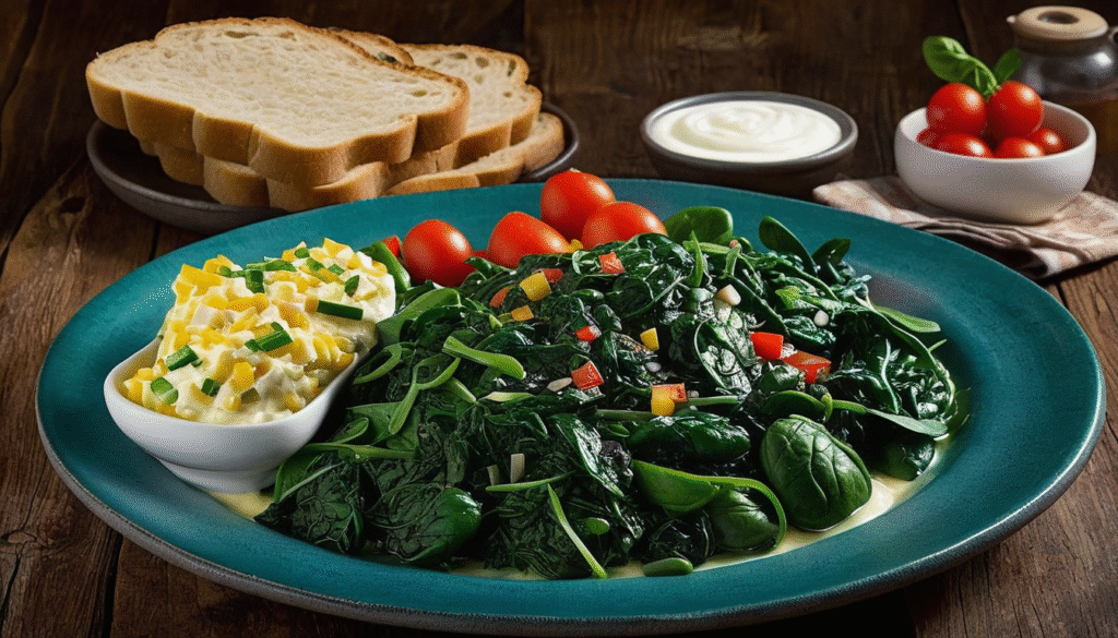 Ispanak Kavurmanın Yanına Ne Gider?