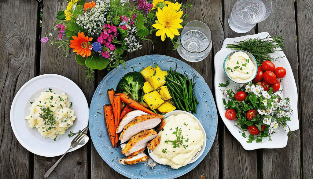 Kremalı Tavuk Yanına Ne Gider?