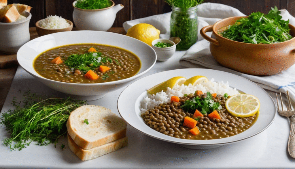 Mercimek Çorbası Pilav Yanına Ne Gider?