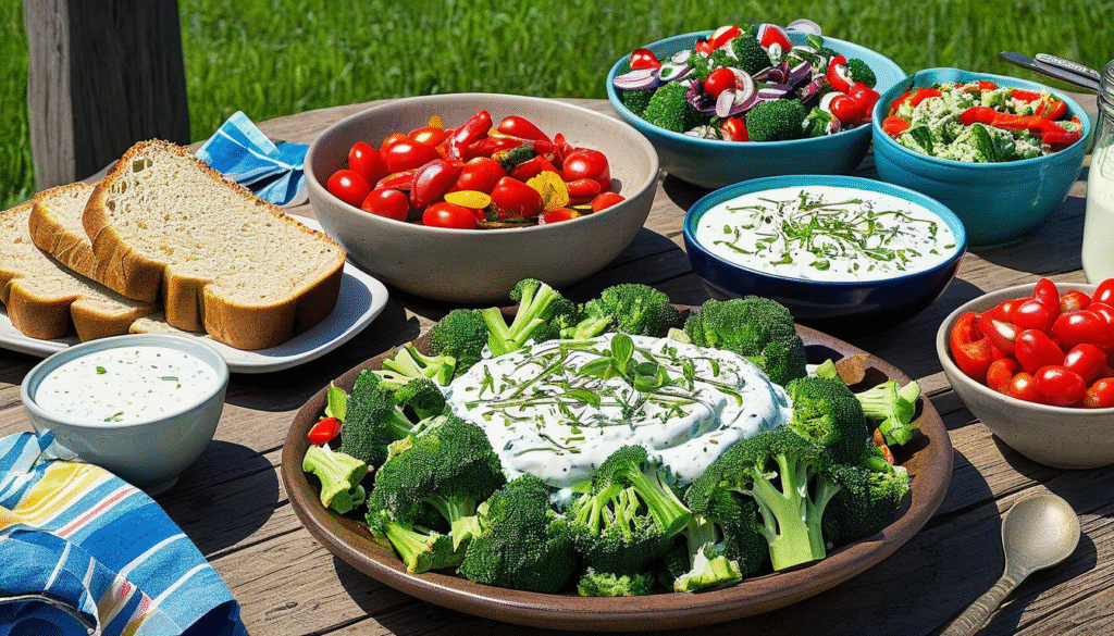 Yoğurtlu Brokoli Salatası Yanına Ne Gider?