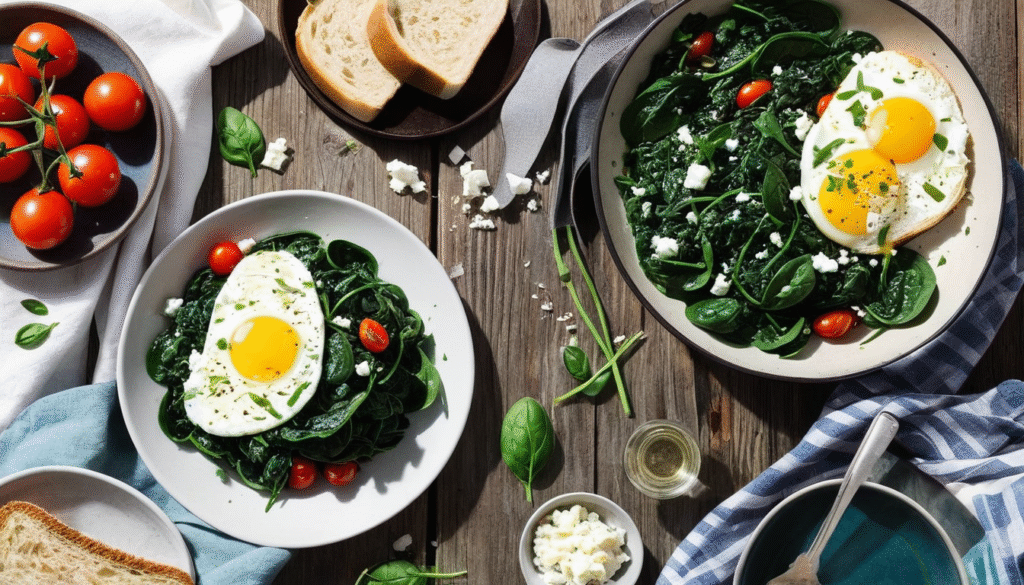Yumurtalı Ispanağın Yanına Ne Gider ?